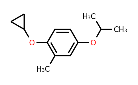 CAS 1243465-43-1 | 1-Cyclopropoxy-4-isopropoxy-2-methylbenzene
