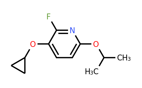 CAS 1243465-48-6 | 3-Cyclopropoxy-2-fluoro-6-isopropoxypyridine
