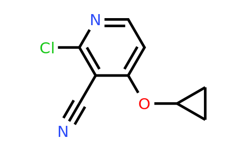 CAS 1243465-50-0 | 2-Chloro-4-cyclopropoxynicotinonitrile