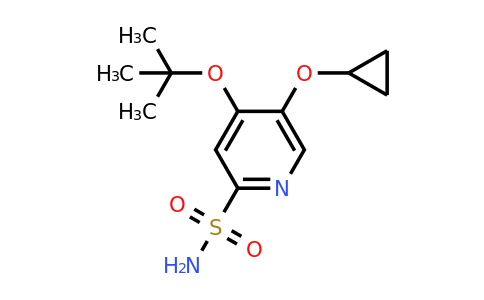 CAS 1243465-51-1 | 4-Tert-butoxy-5-cyclopropoxypyridine-2-sulfonamide