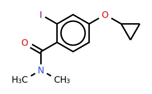 CAS 1243465-52-2 | 4-Cyclopropoxy-2-iodo-N,n-dimethylbenzamide