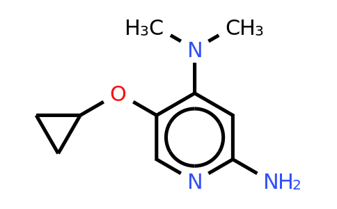CAS 1243465-55-5 | 5-Cyclopropoxy-4-N,4-N-dimethylpyridine-2,4-diamine