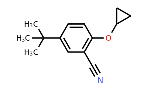 CAS 1243465-57-7 | 5-Tert-butyl-2-cyclopropoxybenzonitrile