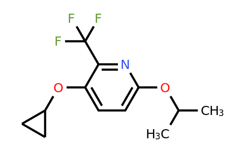 CAS 1243465-58-8 | 3-Cyclopropoxy-6-isopropoxy-2-(trifluoromethyl)pyridine