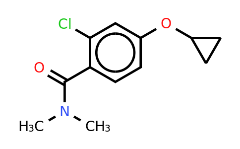 CAS 1243465-60-2 | 2-Chloro-4-cyclopropoxy-N,n-dimethylbenzamide