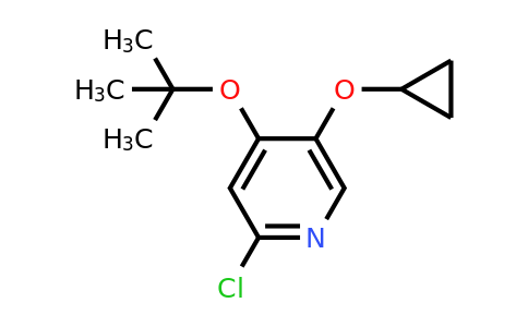 CAS 1243465-62-4 | 4-Tert-butoxy-2-chloro-5-cyclopropoxypyridine