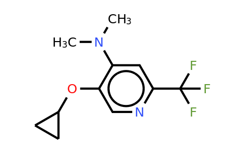 CAS 1243465-63-5 | 5-Cyclopropoxy-N,n-dimethyl-2-(trifluoromethyl)pyridin-4-amine