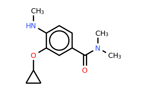 CAS 1243465-64-6 | 3-Cyclopropoxy-N,n-dimethyl-4-(methylamino)benzamide