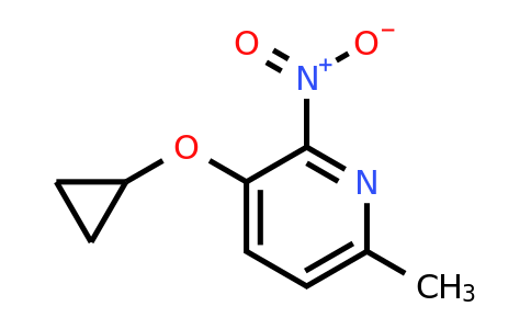 CAS 1243465-68-0 | 3-Cyclopropoxy-6-methyl-2-nitropyridine
