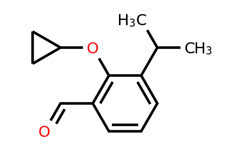 CAS 1243465-73-7 | 2-Cyclopropoxy-3-isopropylbenzaldehyde