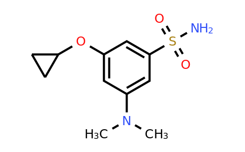 CAS 1243465-75-9 | 3-Cyclopropoxy-5-(dimethylamino)benzenesulfonamide