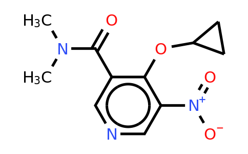 CAS 1243465-79-3 | 4-Cyclopropoxy-N,n-dimethyl-5-nitronicotinamide