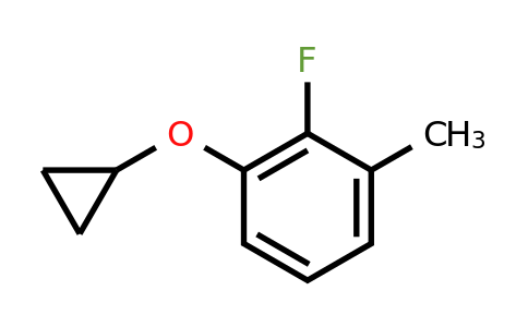 CAS 1243465-80-6 | 1-Cyclopropoxy-2-fluoro-3-methylbenzene