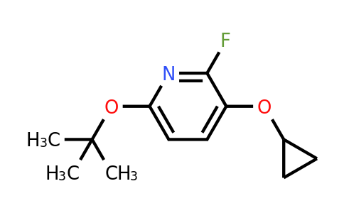CAS 1243465-81-7 | 6-Tert-butoxy-3-cyclopropoxy-2-fluoropyridine