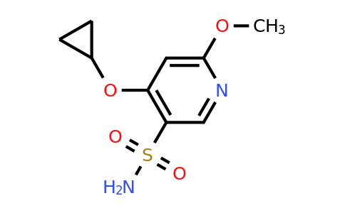 CAS 1243465-82-8 | 4-Cyclopropoxy-6-methoxypyridine-3-sulfonamide