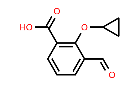 CAS 1243465-84-0 | 2-Cyclopropoxy-3-formylbenzoic acid