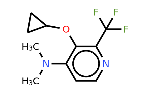 CAS 1243465-90-8 | 3-Cyclopropoxy-N,n-dimethyl-2-(trifluoromethyl)pyridin-4-amine