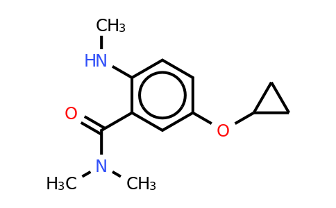 CAS 1243465-92-0 | 5-Cyclopropoxy-N,n-dimethyl-2-(methylamino)benzamide