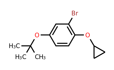 CAS 1243465-93-1 | 2-Bromo-4-tert-butoxy-1-cyclopropoxybenzene