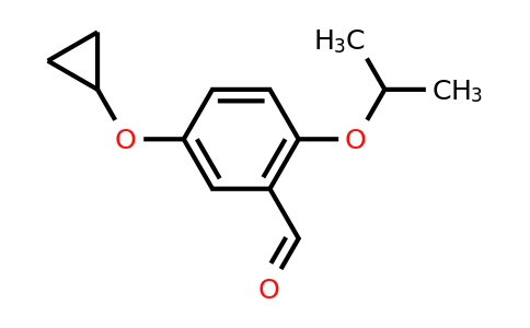 CAS 1243465-96-4 | 5-Cyclopropoxy-2-isopropoxybenzaldehyde