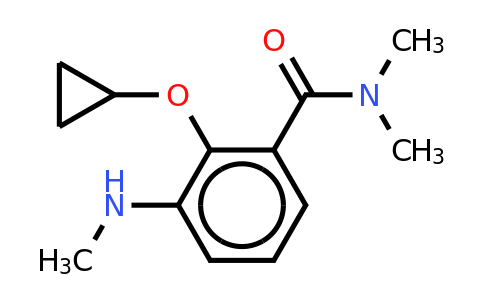 CAS 1243466-00-3 | 2-Cyclopropoxy-N,n-dimethyl-3-(methylamino)benzamide