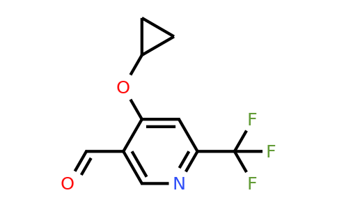 CAS 1243466-01-4 | 4-Cyclopropoxy-6-(trifluoromethyl)nicotinaldehyde