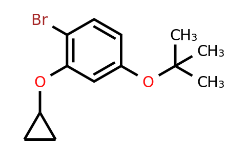 CAS 1243466-02-5 | 1-Bromo-4-tert-butoxy-2-cyclopropoxybenzene