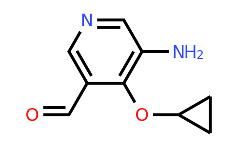 CAS 1243466-04-7 | 5-Amino-4-cyclopropoxynicotinaldehyde