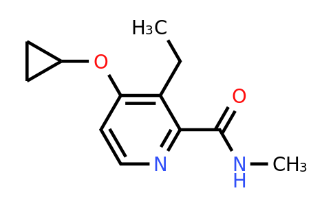 CAS 1243466-05-8 | 4-Cyclopropoxy-3-ethyl-N-methylpicolinamide