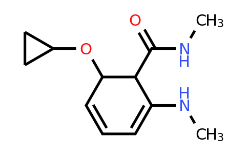 CAS 1243466-07-0 | 6-Cyclopropoxy-N-methyl-2-(methylamino)cyclohexa-2,4-dienecarboxamide