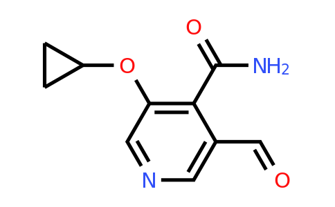 CAS 1243466-09-2 | 3-Cyclopropoxy-5-formylisonicotinamide