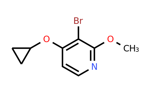 CAS 1243466-13-8 | 3-Bromo-4-cyclopropoxy-2-methoxypyridine