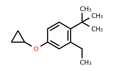 CAS 1243466-15-0 | 1-Tert-butyl-4-cyclopropoxy-2-ethylbenzene