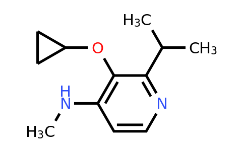 CAS 1243466-17-2 | 3-Cyclopropoxy-2-isopropyl-N-methylpyridin-4-amine
