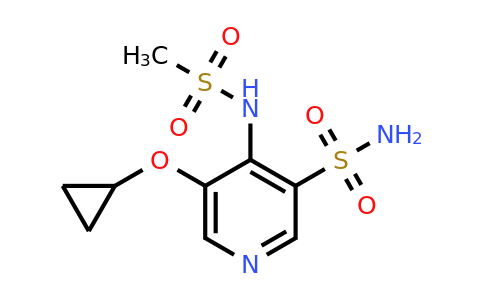 CAS 1243466-20-7 | 5-Cyclopropoxy-4-(methylsulfonamido)pyridine-3-sulfonamide