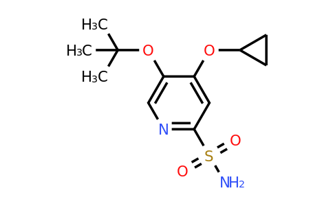 CAS 1243466-22-9 | 5-Tert-butoxy-4-cyclopropoxypyridine-2-sulfonamide