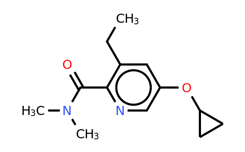 CAS 1243466-25-2 | 5-Cyclopropoxy-3-ethyl-N,n-dimethylpicolinamide