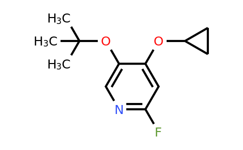 CAS 1243466-26-3 | 5-Tert-butoxy-4-cyclopropoxy-2-fluoropyridine