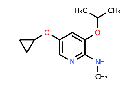 CAS 1243466-34-3 | 5-Cyclopropoxy-3-isopropoxy-N-methylpyridin-2-amine