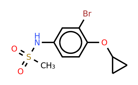 CAS 1243466-39-8 | N-(3-bromo-4-cyclopropoxyphenyl)methanesulfonamide