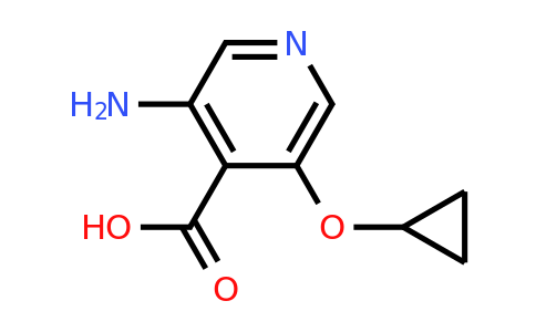 CAS 1243466-41-2 | 3-Amino-5-cyclopropoxyisonicotinic acid