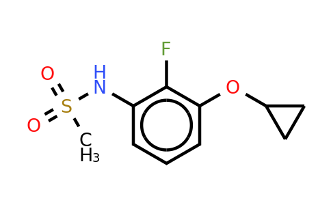CAS 1243466-43-4 | N-(3-cyclopropoxy-2-fluorophenyl)methanesulfonamide