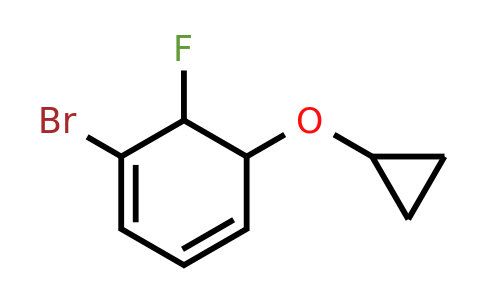 CAS 1243466-48-9 | 1-Bromo-5-cyclopropoxy-6-fluorocyclohexa-1,3-diene
