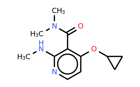 CAS 1243466-49-0 | 4-Cyclopropoxy-N,n-dimethyl-2-(methylamino)nicotinamide