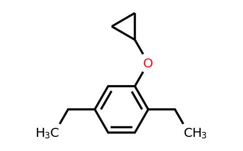CAS 1243466-51-4 | 2-Cyclopropoxy-1,4-diethylbenzene