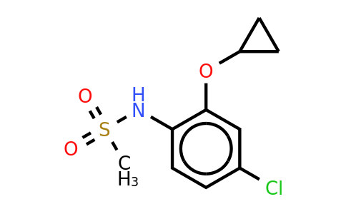 CAS 1243466-54-7 | N-(4-chloro-2-cyclopropoxyphenyl)methanesulfonamide