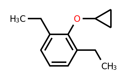 CAS 1243466-55-8 | 2-Cyclopropoxy-1,3-diethylbenzene