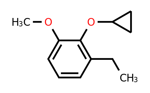 CAS 1243466-59-2 | 2-Cyclopropoxy-1-ethyl-3-methoxybenzene