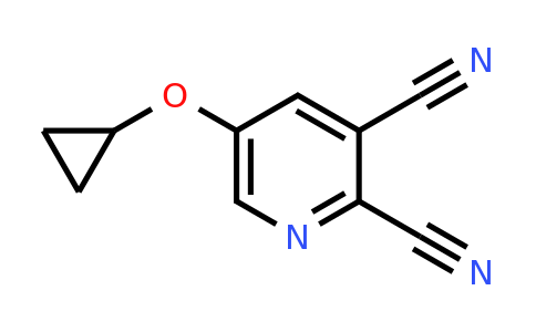 CAS 1243466-66-1 | 5-Cyclopropoxypyridine-2,3-dicarbonitrile