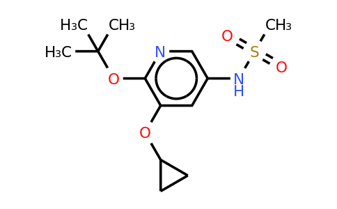CAS 1243466-67-2 | N-(6-tert-butoxy-5-cyclopropoxypyridin-3-YL)methanesulfonamide